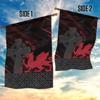 Wales Garden Flag Celtic Cross Welsh Red Dragon - Wonder Print Shop