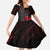 Wales Kid Short Sleeve Dress Celtic Cross Welsh Red Dragon - Wonder Print Shop