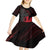 Wales Kid Short Sleeve Dress Celtic Cross Welsh Red Dragon - Wonder Print Shop