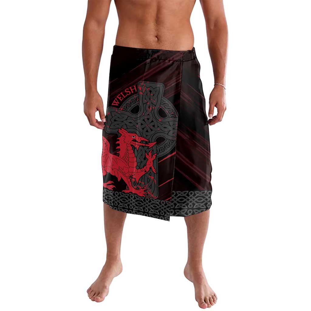 Wales Lavalava Celtic Cross Welsh Red Dragon - Wonder Print Shop