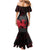 Wales Mermaid Dress Celtic Cross Welsh Red Dragon - Wonder Print Shop