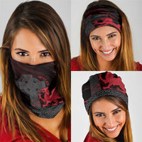 Wales Neck Gaiter Celtic Cross Welsh Red Dragon LT14