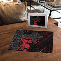 Wales Puzzle Celtic Cross Welsh Red Dragon - Wonder Print Shop