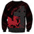 Wales Sweatshirt Celtic Cross Welsh Red Dragon - Wonder Print Shop
