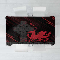Wales Tablecloth Celtic Cross Welsh Red Dragon - Wonder Print Shop