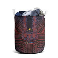 Filipino Barong Tagalog Inspired Laundry Basket Mabuhay Philippines Festival Polynesian Pattern