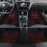 Filipino Barong Tagalog Inspired Personalised Car Mats Mabuhay Philippines Festival Polynesian Pattern