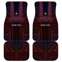 Filipino Barong Tagalog Inspired Personalised Car Mats Mabuhay Philippines Festival Polynesian Pattern