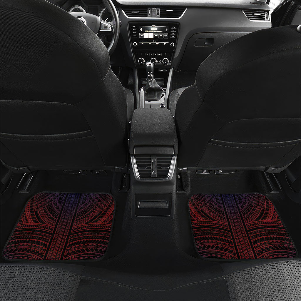 Filipino Barong Tagalog Inspired Personalised Car Mats Mabuhay Philippines Festival Polynesian Pattern