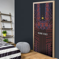 Filipino Barong Tagalog Inspired Personalised Door Cover Mabuhay Philippines Festival Polynesian Pattern