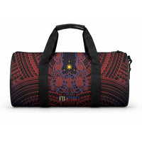 Filipino Barong Tagalog Inspired Duffle Bag Mabuhay Philippines Festival Polynesian Pattern
