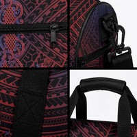 Filipino Barong Tagalog Inspired Duffle Bag Mabuhay Philippines Festival Polynesian Pattern