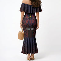 Filipino Barong Tagalog Inspired Personalised Mermaid Dress Mabuhay Philippines Festival Polynesian Pattern