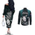 new-zealand-silver-fern-rugby-couples-matching-off-the-shoulder-long-sleeve-dress-and-long-sleeve-button-shirts-aotearoa-all-black-dabbing-ball-with-maori-paua-shell