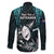 New Zealand Silver Fern Rugby Family Matching Long Sleeve Bodycon Dress and Hawaiian Shirt Aotearoa All Black Dabbing Ball With Maori Paua Shell - Wonder Print Shop