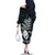 New Zealand Silver Fern Rugby Family Matching Off Shoulder Long Sleeve Dress and Hawaiian Shirt Aotearoa All Black Dabbing Ball With Maori Paua Shell - Wonder Print Shop