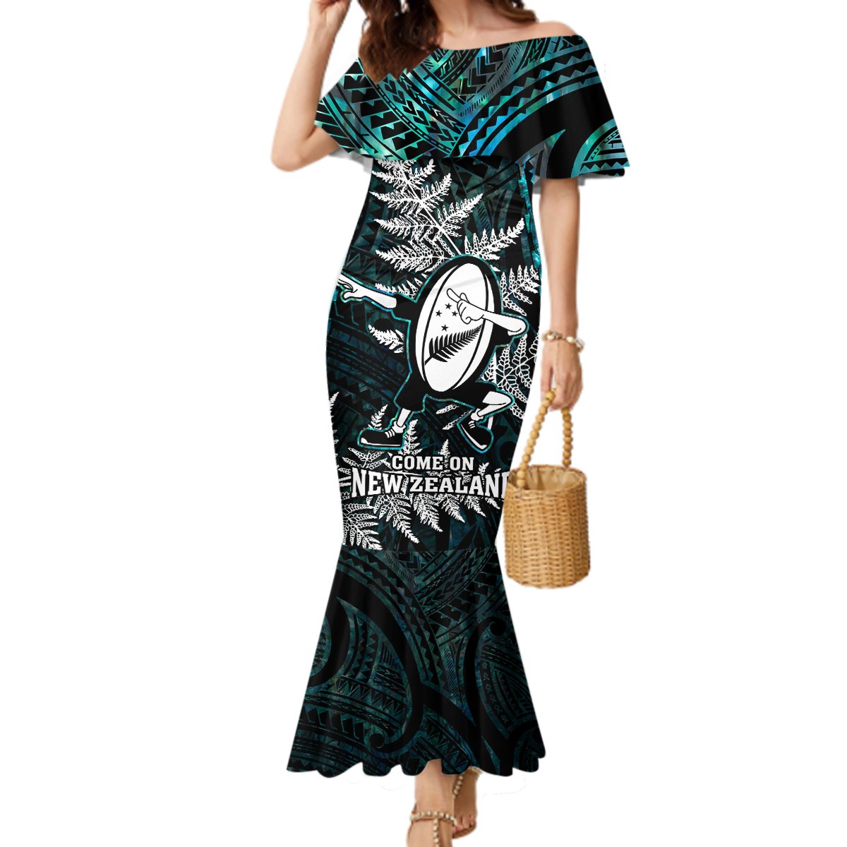 silver fern dress Silver Fern New Zealand" A-Line Dress for Sale by mandiipope