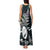 New Zealand Silver Fern Rugby Tank Maxi Dress Aotearoa All Black Dabbing Ball With Maori Paua Shell - Wonder Print Shop