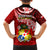 Tonga Rugby Family Matching Summer Maxi Dress and Hawaiian Shirt Ikale Tahi Tongan Ngatu Pattern With Dabbing Ball - Wonder Print Shop