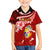Tonga Rugby Family Matching Summer Maxi Dress and Hawaiian Shirt Ikale Tahi Tongan Ngatu Pattern With Dabbing Ball - Wonder Print Shop