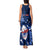 Samoa Rugby Tank Maxi Dress Manu Samoa Ula Fala Dabbing Ball Polynesian Blue Version - Wonder Print Shop