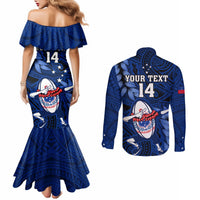 custom-samoa-rugby-couples-matching-mermaid-dress-and-long-sleeve-button-shirts-manu-samoa-ula-fala-dabbing-ball-polynesian-blue-version