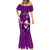 Samoa Rugby Mermaid Dress Manu Samoa Ula Fala Dabbing Ball Polynesian Purple Version - Wonder Print Shop