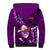 Samoa Rugby Sherpa Hoodie Manu Samoa Ula Fala Dabbing Ball Polynesian Purple Version - Wonder Print Shop