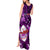 Samoa Rugby Tank Maxi Dress Manu Samoa Ula Fala Dabbing Ball Polynesian Purple Version - Wonder Print Shop