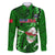 Samoa Rugby Family Matching Tank Maxi Dress and Hawaiian Shirt Manu Samoa Ula Fala Dabbing Ball Polynesian Green Version - Wonder Print Shop