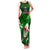 Samoa Rugby Family Matching Tank Maxi Dress and Hawaiian Shirt Manu Samoa Ula Fala Dabbing Ball Polynesian Green Version - Wonder Print Shop