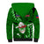 Samoa Rugby Sherpa Hoodie Manu Samoa Ula Fala Dabbing Ball Polynesian Green Version - Wonder Print Shop