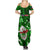Samoa Rugby Summer Maxi Dress Manu Samoa Ula Fala Dabbing Ball Polynesian Green Version - Wonder Print Shop