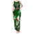 Samoa Rugby Tank Maxi Dress Manu Samoa Ula Fala Dabbing Ball Polynesian Green Version - Wonder Print Shop