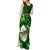 Samoa Rugby Tank Maxi Dress Manu Samoa Ula Fala Dabbing Ball Polynesian Green Version - Wonder Print Shop