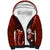 Samoa Rugby Sherpa Hoodie Manu Samoa Ula Fala Dabbing Ball Polynesian Red Version - Wonder Print Shop