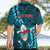 Samoa Rugby Hawaiian Shirt Manu Samoa Ula Fala Dabbing Ball Polynesian Turquoise Version - Wonder Print Shop