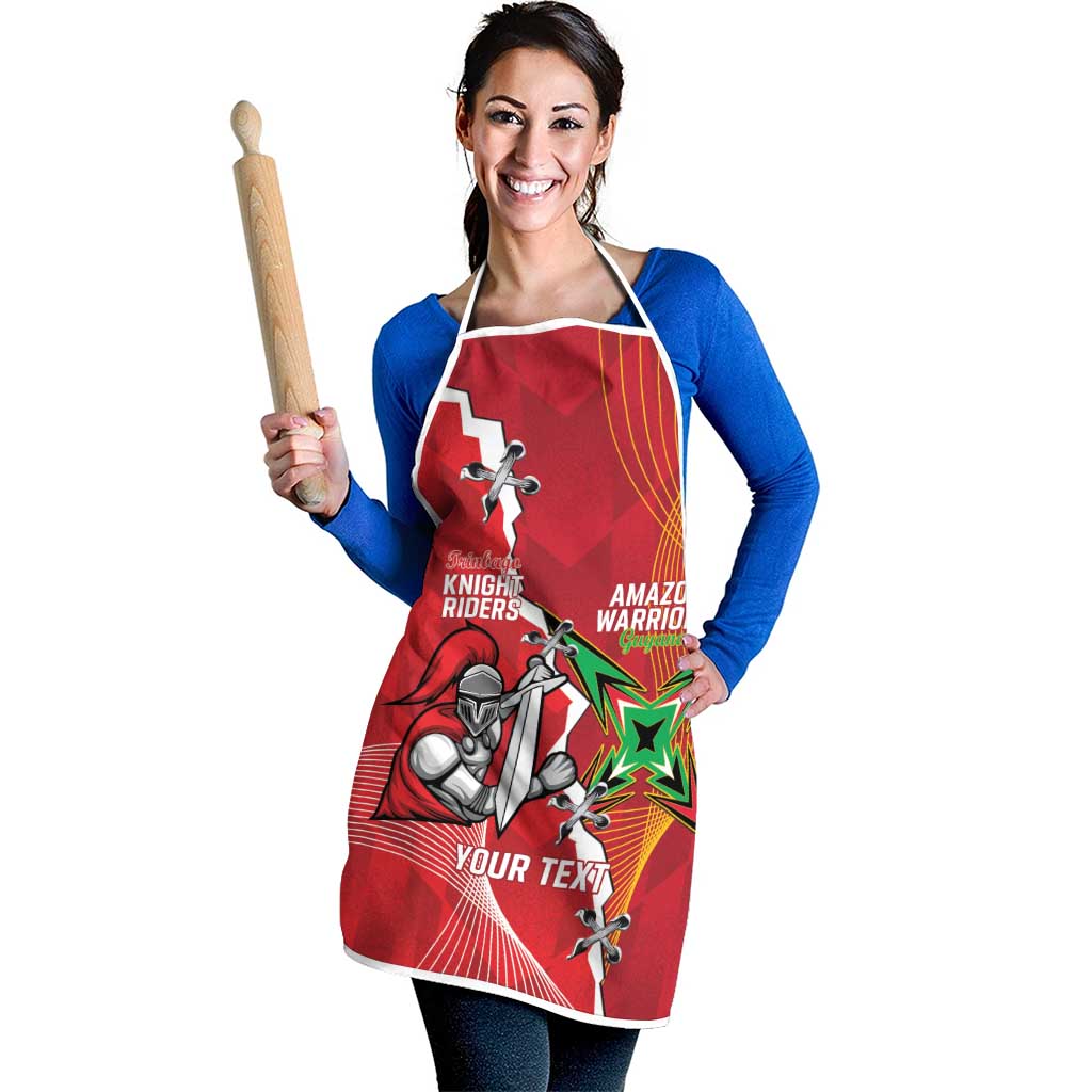 Guyana and Trinbago Cricket Custom Apron Amazon Warriors Knight Riders Together - Wonder Print Shop