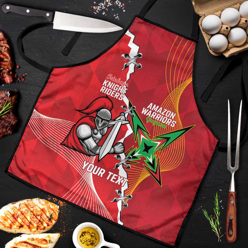Guyana and Trinbago Cricket Custom Apron Amazon Warriors Knight Riders Together - Wonder Print Shop