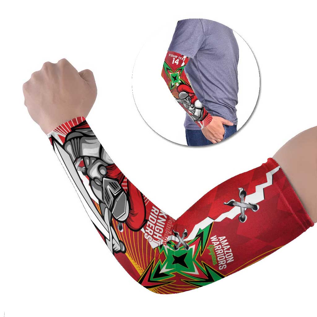 Guyana and Trinbago Cricket Custom Arm Sleeves Amazon Warriors Knight Riders Together - Wonder Print Shop