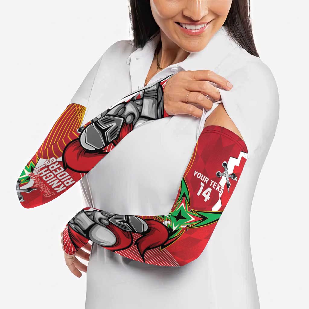 Guyana and Trinbago Cricket Custom Arm Sleeves Amazon Warriors Knight Riders Together - Wonder Print Shop