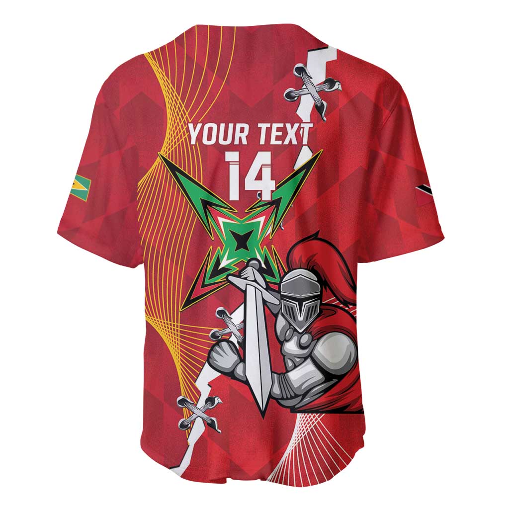 Guyana and Trinbago Cricket Custom Baseball Jersey Amazon Warriors Knight Riders Together - Wonder Print Shop