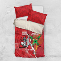 Guyana and Trinbago Cricket Custom Bedding Set Amazon Warriors Knight Riders Together - Wonder Print Shop