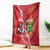 Guyana and Trinbago Cricket Custom Blanket Amazon Warriors Knight Riders Together - Wonder Print Shop