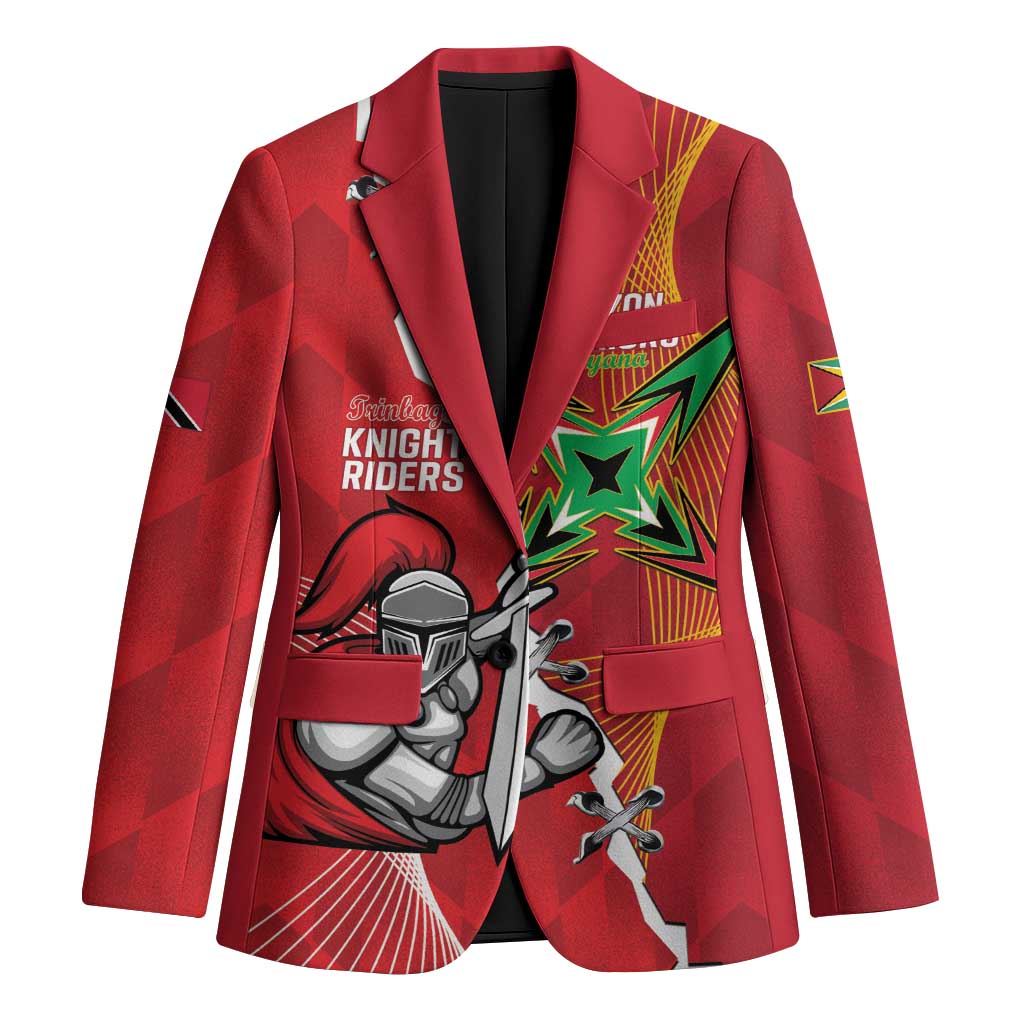 Guyana and Trinbago Cricket Custom Blazer Amazon Warriors Knight Riders Together - Wonder Print Shop