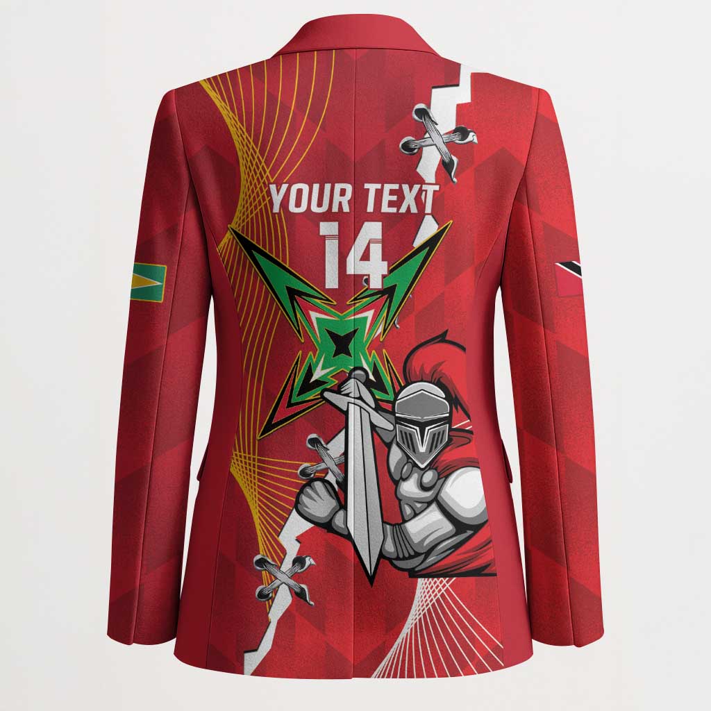 Guyana and Trinbago Cricket Custom Blazer Amazon Warriors Knight Riders Together - Wonder Print Shop