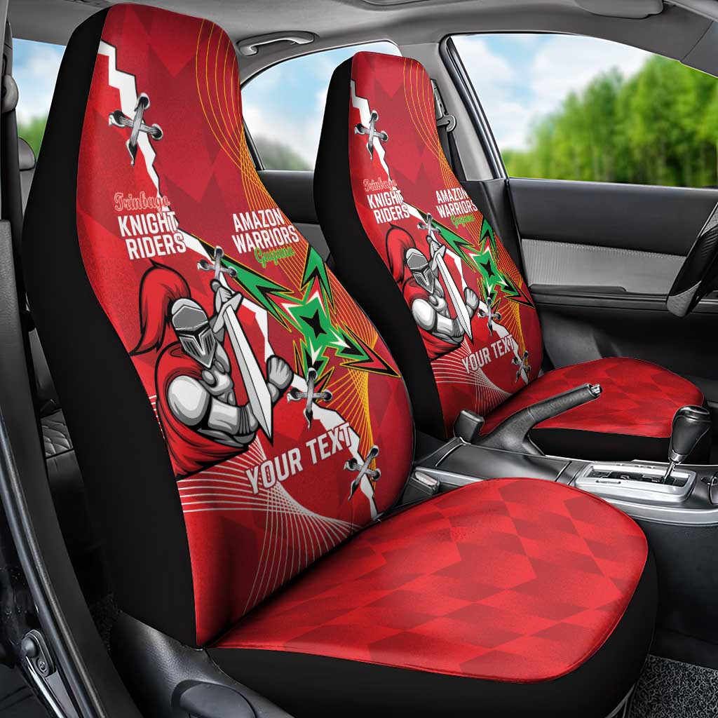 Guyana and Trinbago Cricket Custom Car Seat Cover Amazon Warriors Knight Riders Together - Wonder Print Shop