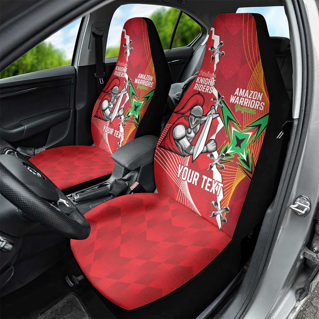 Guyana and Trinbago Cricket Custom Car Seat Cover Amazon Warriors Knight Riders Together - Wonder Print Shop