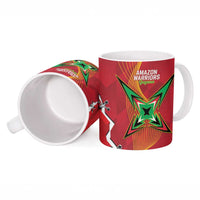 Guyana and Trinbago Cricket Ceramic Mug Amazon Warriors Knight Riders Together - Wonder Print Shop