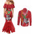 Guyana and Trinbago Cricket Custom Couples Matching Mermaid Dress and Long Sleeve Button Shirt Amazon Warriors Knight Riders Together - Wonder Print Shop